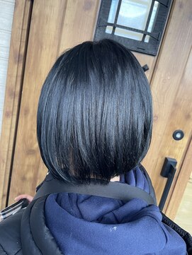 フゥカ 類家店(fuka) 【ブリーチなし☆】ネイビーブラック