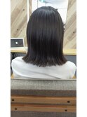 切りっぱなしボブ