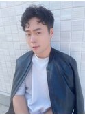 BREK/20代30代40代大人ツーブロックパーマ/波巻き