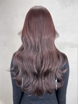 アルバム 渋谷パルコ(ALBUM) ピンクグレージュ_チェリーブラウンフェミニンロング_ba371373