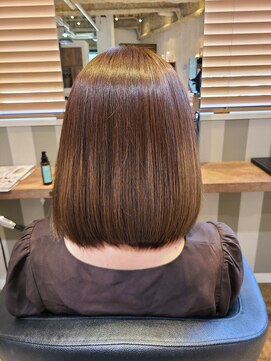 ヘアサロン フラット(hair salon flat) 20代30代40代ライトブラウンミディアムナチュラル髪質改善