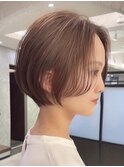 センターパート大人美人くびれヘア