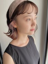 インナーラベンダー×カチューシャアレンジ