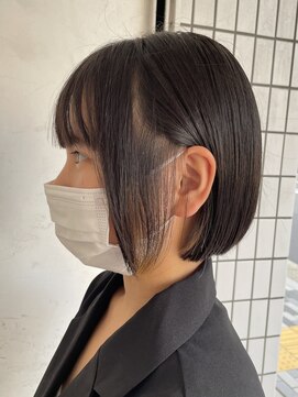 トレヘアー(tRe hair) 切りっぱなしボブ タッセルカット