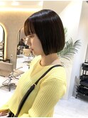 髪質改善＊切っぱなしボブ＊美髪【Zina 京都駅】