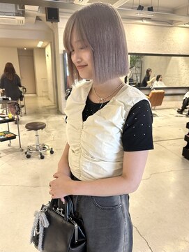 ディーカヘアー(Di KA HAIR) ラベンダーベージュ/YUDA/@dattyon