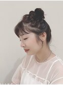 【お団子　もみあげがポイント　//  横松ゆかり】