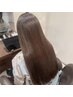 【桑原指名】艶髪 縮毛矯正ストレート＋カット＋トリートメント