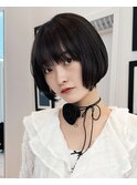 ボブ 縮毛矯正 髪質改善 ストレートパーマ ショートボブ