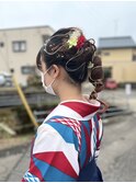 卒業式/ヘアセット/袴/着付/着物