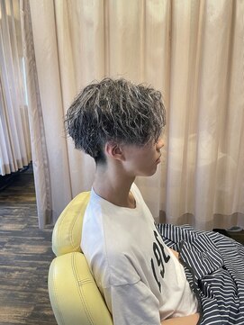 ヘアーイーダッシュ(HAIR E') ツイストスパイラルホワイトメッシュ