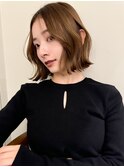 ハイライト白髪染め白髪ぼかしショートボブレイヤー40代横浜関内