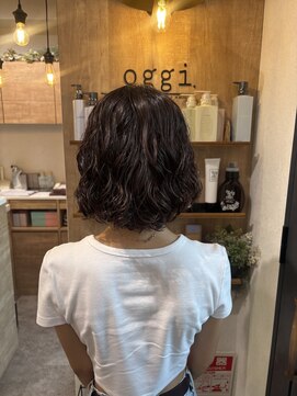 オッジバイケンジ(oggi by KENJE) ボブパーマ レイヤーパーマ 横浜パーマ ニュアンスパーマ