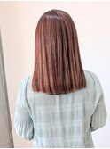 【中村のぞみ】ローズブラウン×艷やかワンレン