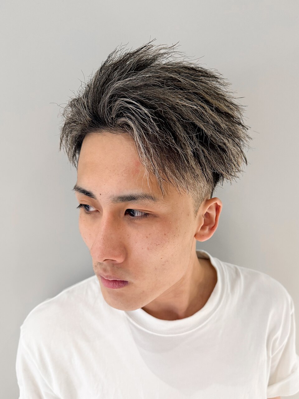 ツイストマッシュパイルツイストパーマツイストハーフバック