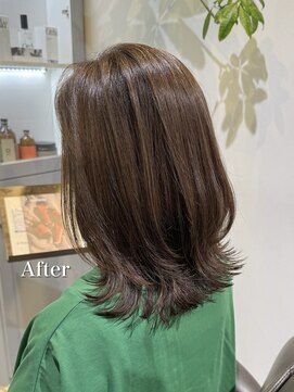 ロエ(loe) 秋のブラウンベージュ☆白髪ぼかしハイライト