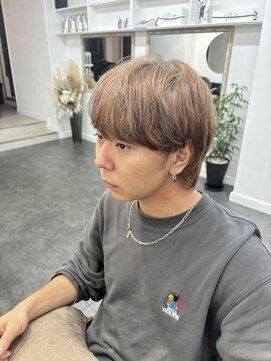 ミルクティーベージュ/ケアブリーチカラー/透明感ベージュ