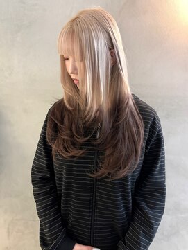 ペレ アネックス 大阪梅田茶屋町店(PELE ANNEX) 着物ヘア/ダークアッシュ/ミディアムレイヤーカット/梅田