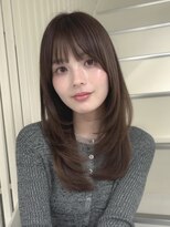 ウル 表参道(HOULe)&nbsp;レイヤーカット 髪質改善 透明感カラー チョコレートカラー