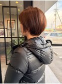 大人女性のためのコンパクトマッシュショート