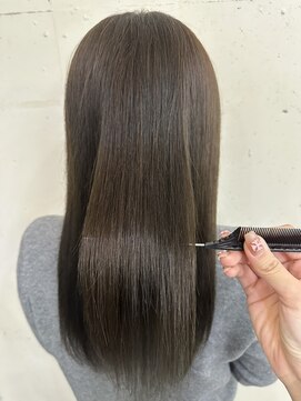 ヘアメイク イアラ 高柳(hair make iara) トリートメントでツヤ髪