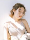 透明感溢れるイルミナカラー×顔周り似合わせカット