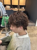 アロー 船橋店(AROH) 刈り上げセンターパート/波巻きツイストスパイラル/船橋