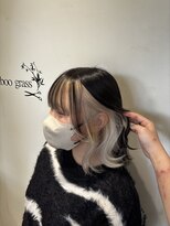 バンブーグラス(Bamboo grass)&nbsp;Wブリーチでできるホワイトブロンド！