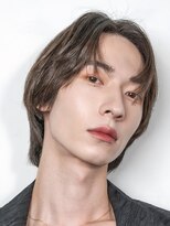 シド 表参道(s.i.d) 前上がりセンターパート×韓国メンズメイク