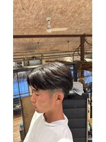 メンズヘアースパイス ユメサキ(Men's Hair SPICE -yumesaki-) 曲がる縮毛矯正×ショートセンターパート