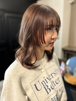 ビセオ 八事店(VISEO) 【VISEO/ビセオ】ウルフレイヤー/ピンクベージュ
