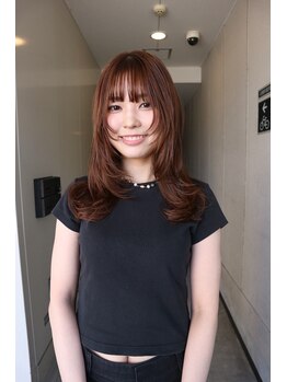 ギフト(GIFT)の写真/【西宮北口×西宮ガーデンズ2分】顔周りで小顔に見せる!骨格や雰囲気に合わせて創り上げるカットが好評◎