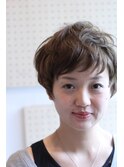 ショートレイヤー、パーマスタイル