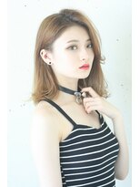 キー(kｅｙ)&nbsp;外国人風ロブ×ブロンドヘア