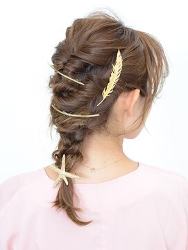 アース コアフュールボーテ 川中島店(EARTH coiffure beaute) 技ありくるりんぱアレンジ【川中島】