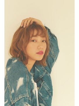 ヘアーラウンジ エゴ(Hair Lounge EGO) ボブ伸ばしかけ×ショコラベージュ　武蔵新城美容院エゴ