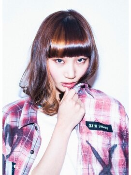 ペンテ(Pente) インナーカラー×前髪