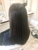 エルデ ナインズ ヘアー スタンド 川口店(elde 9's HAIR STAND) 小顔&フェアリーグレージュの大人かわいい切りっぱなしボブ