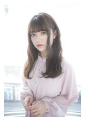 【salon de MiLK 原宿】透けバング×艶カラー×ゆるふわウェーブ