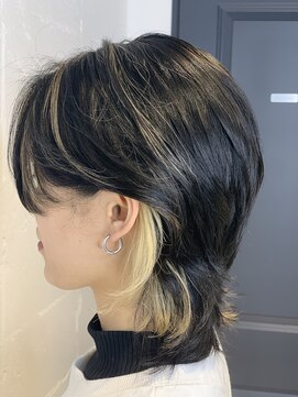 シェル 吉祥寺(shell) 高畑充希さん風ショートウルフ☆デザインカラーver.