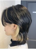 高畑充希さん風ショートウルフ☆デザインカラーver.