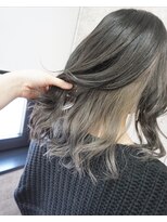 ヘアテリア リュウ 大塚(hair teria ryu) インナーカラーグレージュ×ブラック