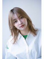 チル 朝霞駅前店(Chill.)&nbsp;ハイベージュ×さらふわセミディ