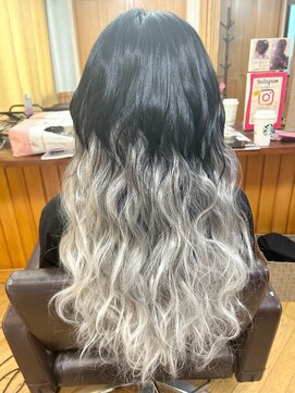 エクステンション クーチャー(Extention Cu'cha) 持ち込みウェーブエクステ60本