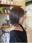 切りっぱなしベルボブ【Anna】ボルデ亀有美容室
