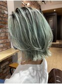 デザインカラー_切りっぱなしボブ