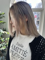 ネイビー(Navy)&nbsp;エフェクトブリーチ【バレイヤージュ】