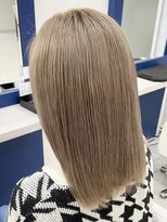 ミルクティーベージュダブルカラーグレージュカラーハイライト