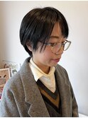 丸みのあるショートスタイル