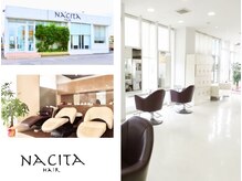 ヘアーナシータ 本店(HAIR NACITA)の雰囲気（白基調の明るい店内です！首が痛くならないシャンプー台を導入♪）